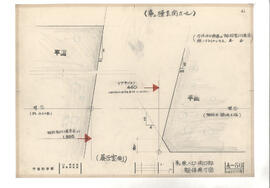 宇宙科学館; 資料名称:事ム棟入口・開口部 躯体原寸図; 縮尺:1:1