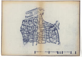 [大島元町計画] 第3次大島元町計画; 資料名称:住宅地計画 住区計画 住宅地計画 住区計画図; 縮尺:1:1000