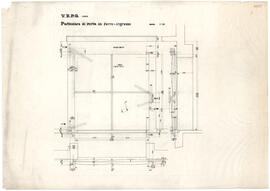 V.B.P.G; 資料名称:particolare di porta in ferro-ingresso; 縮尺:1:10