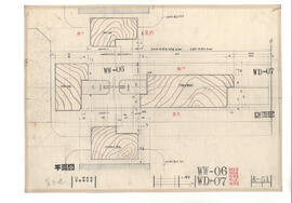 差木地; 資料名称:WW-06 WD-07 校長室 用品庫 保健室 用務員 放送室; 縮尺:1:原寸