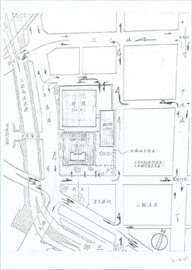 [日本銀行の配置図]