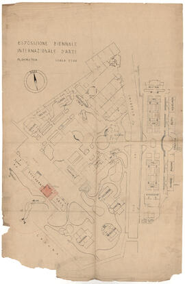 ESPOSIZIONE BIENNALE INTERNAZIONALE D'ARTE; 資料名称:PLAMIMETRIA; 縮尺:1:500