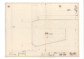 大島町役場　庁舎・図書館; 資料名称:詳細・コンクリート -2 断面 AW-09; 縮尺:1:1