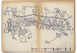 [大島元町計画] 第3次大島元町計画; 資料名称:住宅地計画 防風林パターン図 計画 住宅地計画 畦林パターン（計画）; 縮尺:1:3000