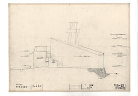 大島町役場　野増出張所; 資料名称:立面 北; 縮尺:1:50