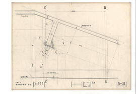 大島町立　差木地小学校・校舎; 資料名称:庇6; 縮尺:1:50