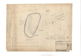呉羽中学校; 資料名称:階段踊場手摺; 縮尺:1:1,5,20