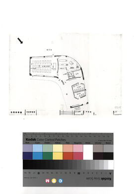 呉羽中学校; 資料名称:平面図 1階; 縮尺:1:100