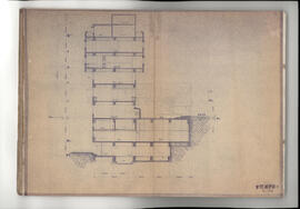 [日佛会館]; 資料名称:會館横断面イ; 縮尺:1:100