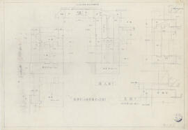 資料名称:1階小使室 [鴨井、敷居断面詳細図]