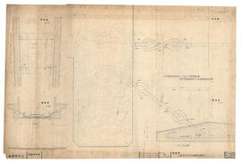 呉羽中学校; 資料名称:詳細図 2棟間（ピロティ階）連絡通路; 縮尺:1:2,20