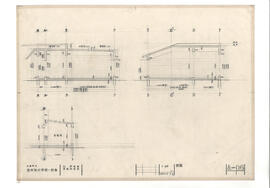 大島町立　差木地小学校・校舎; 資料名称:柱型リスト; 縮尺:1:50