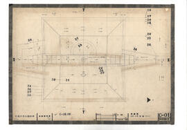 天竜川治水記念碑; 資料名称:詳細図 本体・平面図 （寄引寸法）; 縮尺:1:20