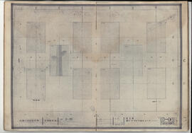天竜川治水記念碑; 資料名称:原寸図 敷石・刻印配置用あて板（ベニヤ）; 縮尺:1:1