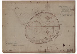 宇宙科学館; 資料名称:平面 上階; 縮尺:1:200
