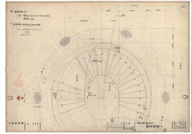 宇宙科学館; 資料名称:階段-Aまわり 躯体詳細-1; 縮尺:1:20