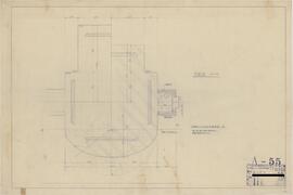 日本無尽株式会社東京本社；資料名称:大架構コンクリート打放柱断面図；縮尺:1:5；作成年月日:昭和25年3月3日